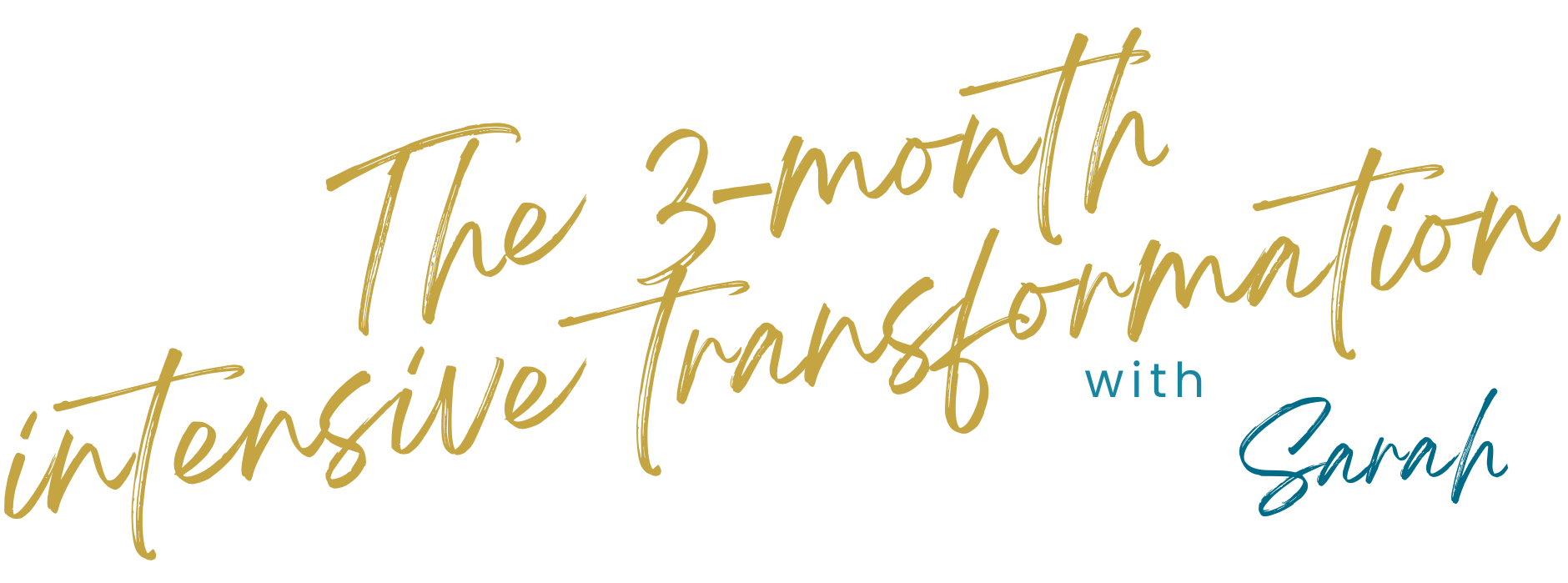 The 3-month intensive transformation with Sarah